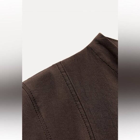 ZARA MINI GODET DRESS ZW COLLECTION - Picture 8 of 8